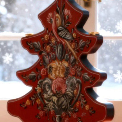 繽紛聖誕樹彩繪